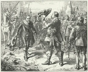 Incontro di Gustavo Adolfo di Svezia e Giovanni Giorgio I, Elettore di Sassonia a Duben, 1631